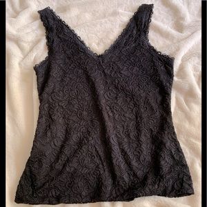 White House Black Market Lace Tank Top